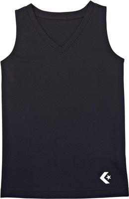Basketball Underwear for Game Inner Sweat Quick UV Size 140 Girls, Shirt, Absorbent, Drying, Protection, Anti-see-through, CB431701, Black,