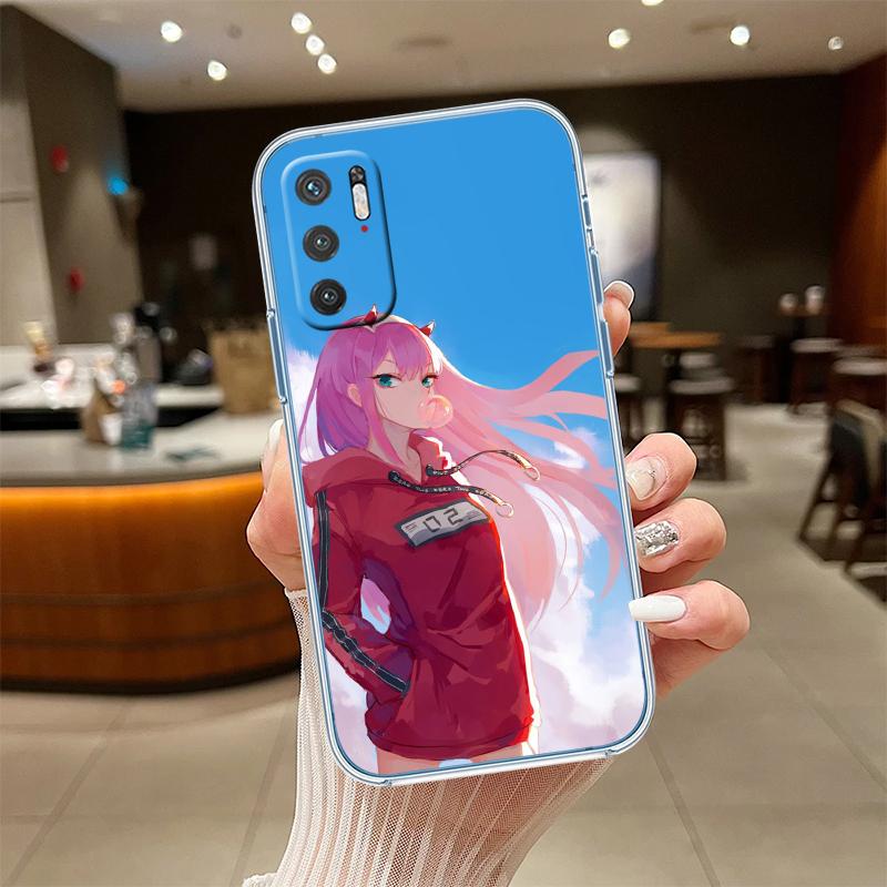 UP50 Zero Two Transparent Phone Case for Motorola Moto G7 G8 G9 G84 G85 G73 G24 G15 Z2 Play Power Plus