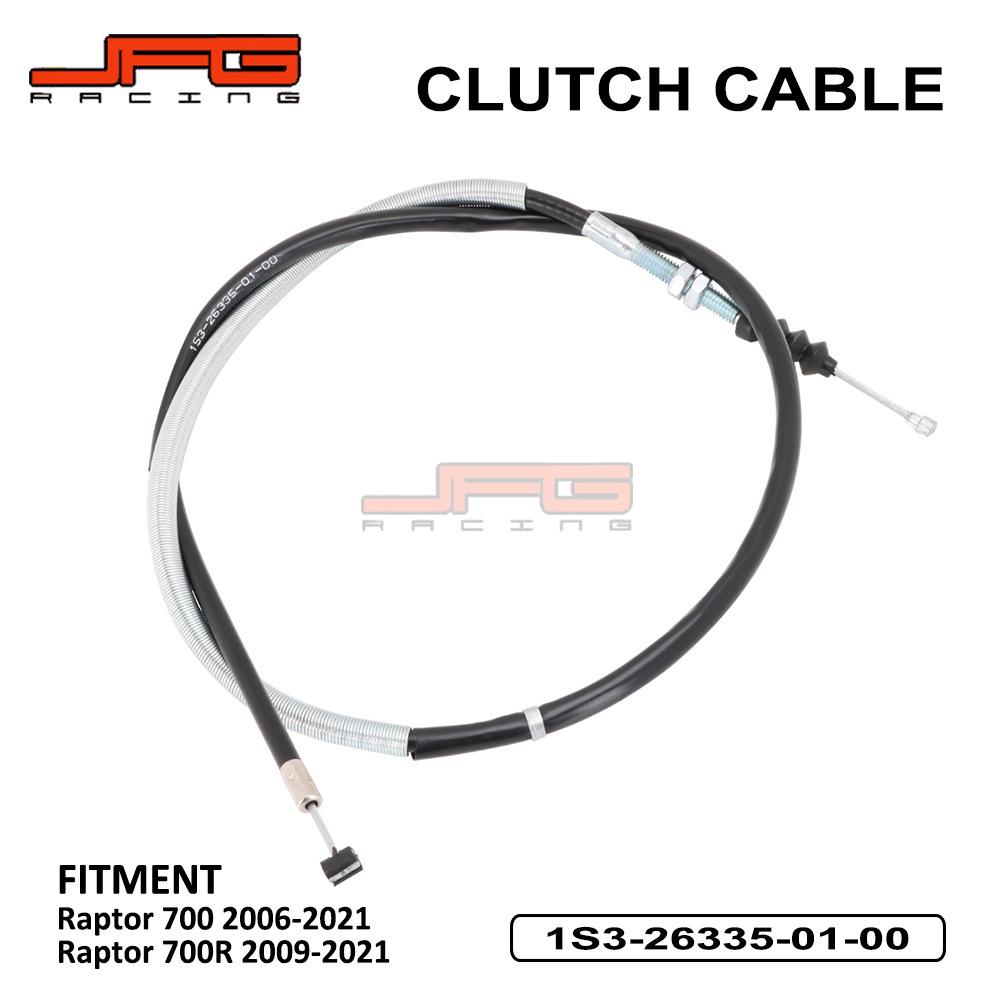 YFM700 Motorcycle Brake & Clutch Cable - Black