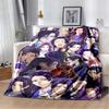 Die Apotheker-Tagebücher Maomao Jinshi Kirschblüten Flanell-Kuscheldecke Weiche Plüschdecke für Sofa Bett Anime Mädchen Heimdekoration Geschenk