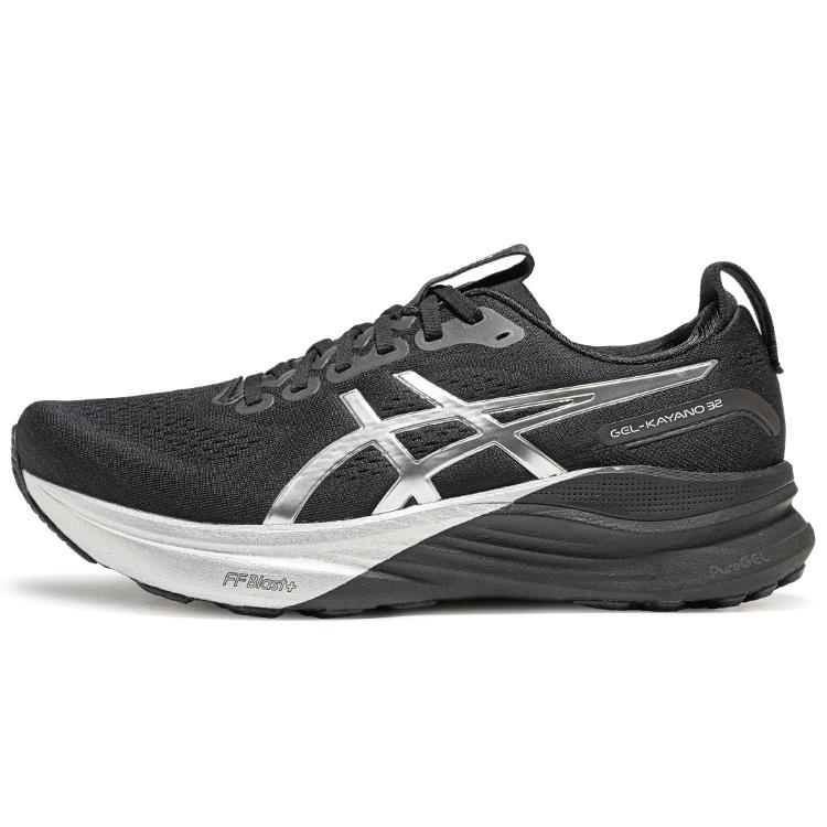 ASICS Gel-Kayano 32 Platinum  Platinum Black  Men s 1011C215-001 EU 40.5