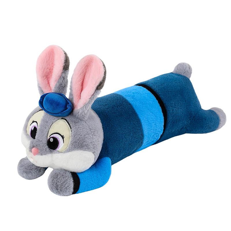 Plush Rabbit and Fox Hug Pillow - Soothing Gift for Girlfriend 60 cm