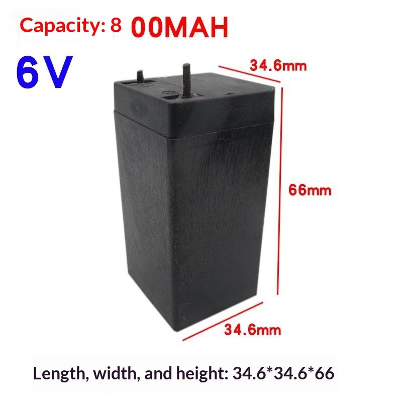 4V Lead Acid Battery 350-2100Mah Rechargeable Storage Batteries Led Lamp Headlights Flashlights Electric Mosquito Swatter