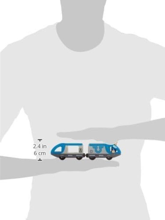 Brio Power Travel Train for Ages 3 and Wooden Gift 33506, Up. [Toy, Toy, Locomotive, Car, (Birthday/Christmas)]