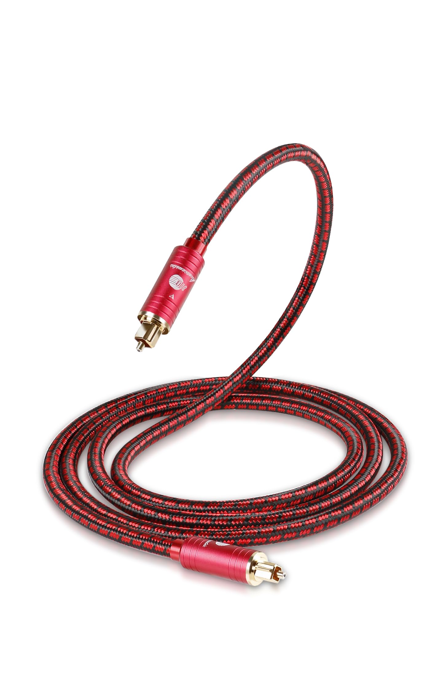 

JIB 3.0M Optical Digital Cable, Optical Audio Cable with Coaxial TOSLINK SPDIF for Soundbars, Speakers, TVs, PS4, DACs, and More