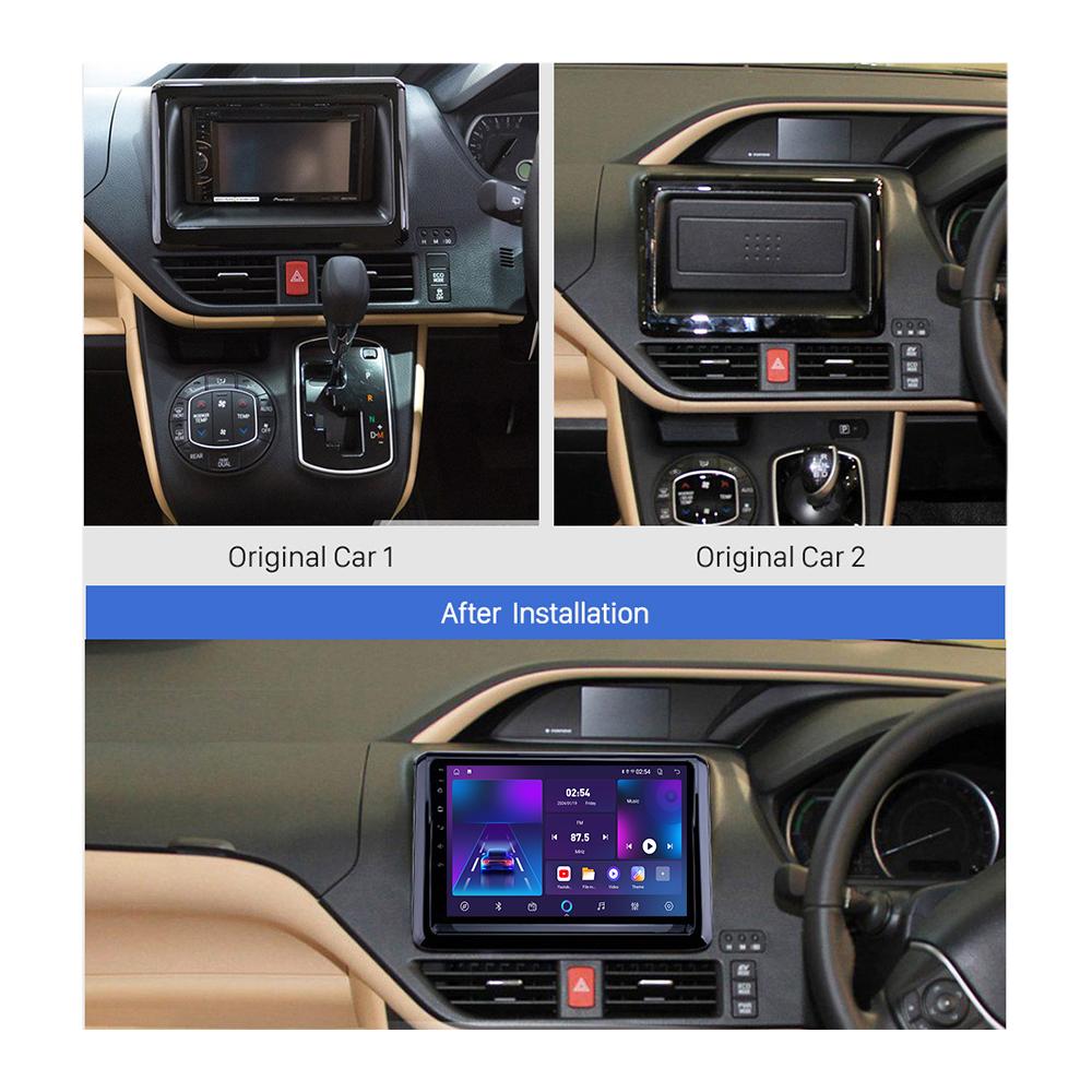 Rádio automotivo Android Carplay para Toyota Noah Voxy Esquire 2014-2021 Unidade principal de reprodutor multimídia Estéreo Navegação GPS BT WIFI 4+64 GB