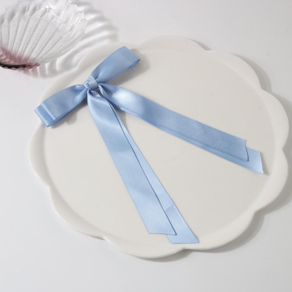 Ballet Style 4cm Bow Duckbill Hair Clip - Sweet Ribbon Hair Accessory