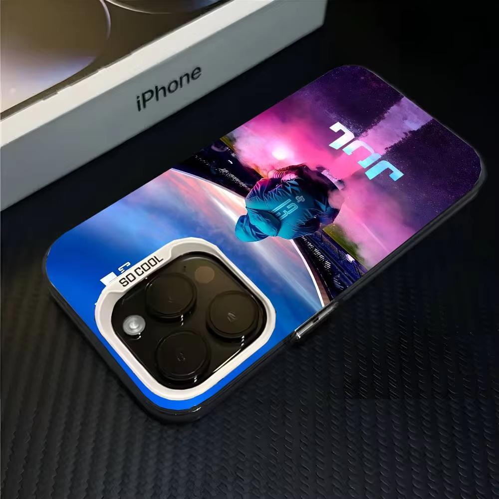 Rapper J-JuL C'est Pas Des Lol Phone Case For iPhone 17 Air 16e 15 14 13 12 11 Pro Max Plus Mini SE Matte Back Silver Cover