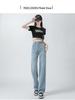 Women's Spring 2026 Bestseller: Light Color High-Waist Petite Straight-Leg Jeans