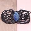 Macrame Bracelet Natural Lapis Handmade Beads Lazuli Gemstone Adjustable