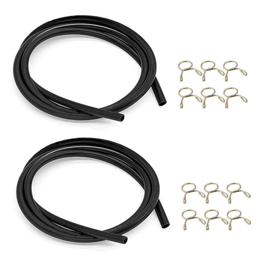 YFFSFDC Fuel Hose, Gasoline Hose, Hose Band, Inner Diameter 0.2 Inch (5 Mm), Outer