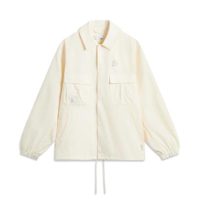 Plain Single-Breasted Collar Comfortable Breathable Versatile Loose Jacket Men Jackets Off-White AFDU999-1