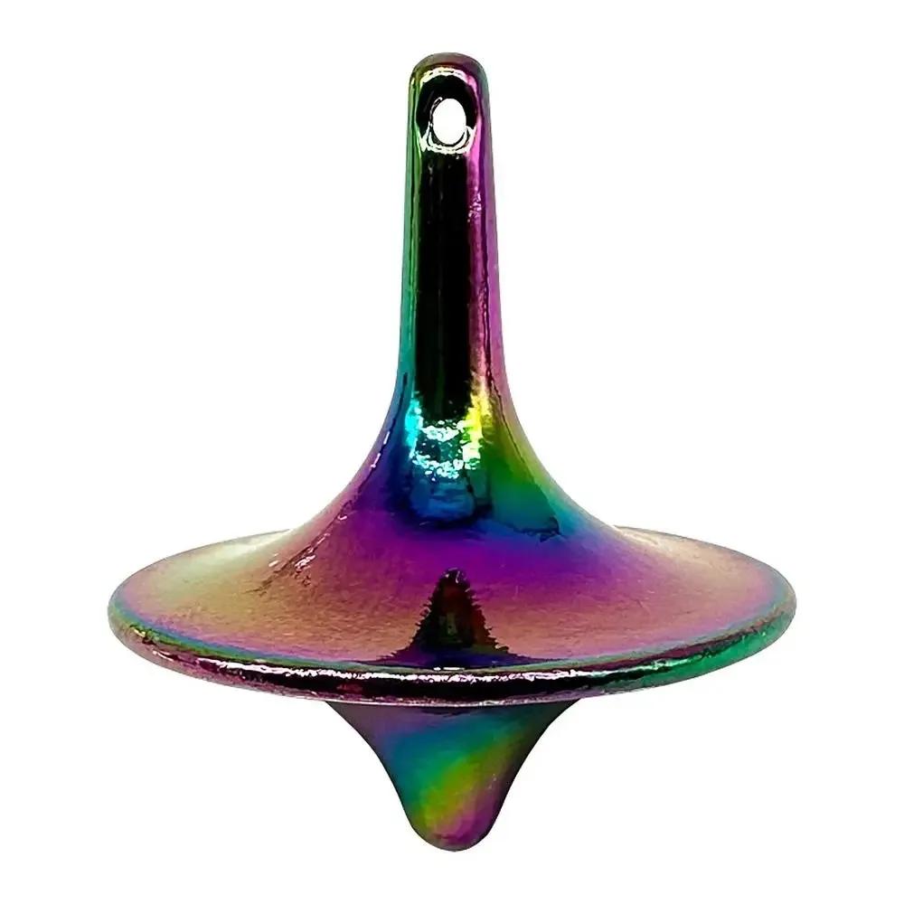 Hot Movie Totem Metal Gyro Silver Hand Spinning Top Fingertips Small Cyclone Gyroscope Antistress Fidget Toys for Children Gifts