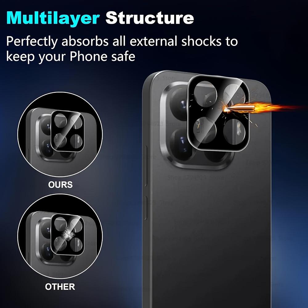 3 Stück Gebogener Kameraobjektivschutz für Xiaomi 15T Pro/ 15T Gehärtetes Glas Hinteres Objektiv Glas Zubehör Folie