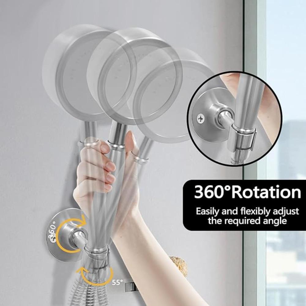 Heavy Duty Shower Holder Stainless Steel Adjustable Wall Mounted Rustproof Shower Head Bracket for Bathroom Shower Accessories