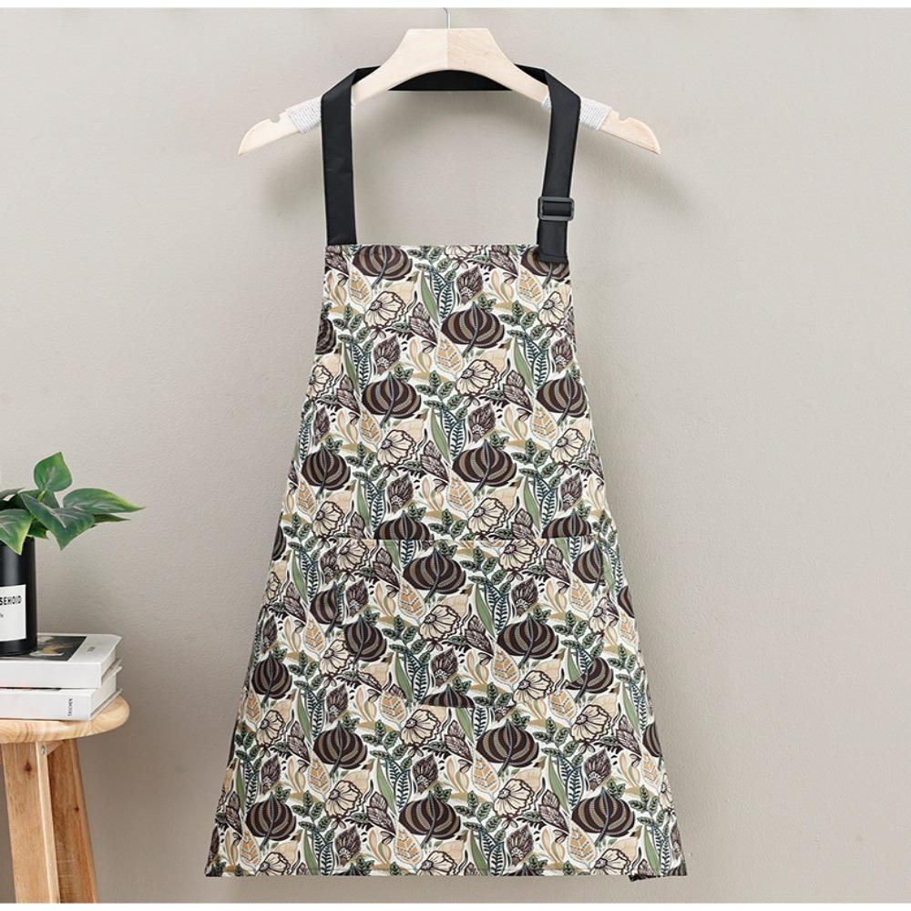 

Anti-fouling Cooking Baking Bibs Waterproof Restaurant Uniform Fashion Kitchen Apron for Women