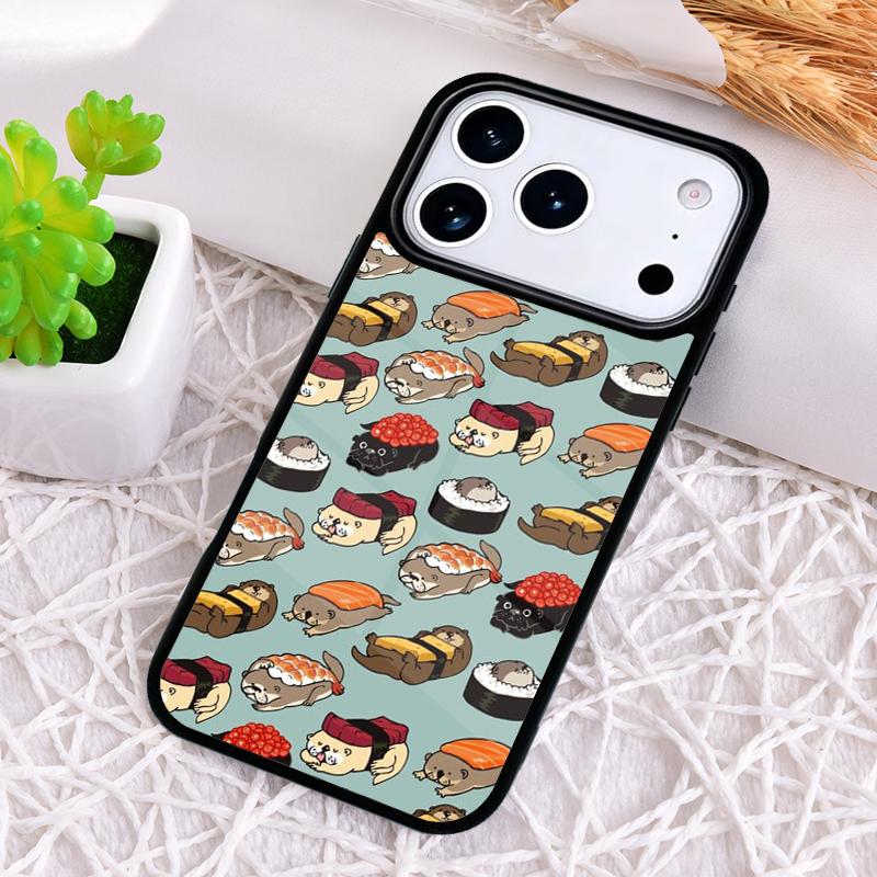 Food Sushi Phone Case for iPhone 17 Air 16 15 11 12 14 13 Pro Max Shockproof Cover