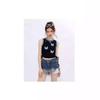 American New Year's New Retro Butterfly Patch Cloth Sling Vest Women's Summer New Niche Fashion Personality Top Trend