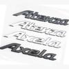 Car AXELA ATENZA 3D ABS Lettering Logo Body Styling Trunk Sticker Badge Rear Boot Emblem Auto Decorate Accessories For
