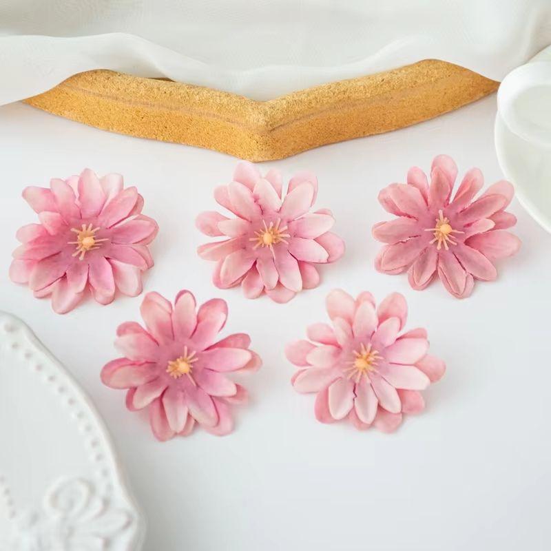 Silk Artificial Flower Chrysanthemum Blossoms Wedding Garden Bridal Bouquet Wreaths Home Vase Table Decor Diy Scrapbook Gift Box