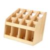 Carpet Rack Children Work Storage Solid Wood Organizer Functional Shelf Wooden Rug Stand