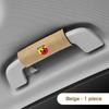Car Handle Protection Case Suede Cover For Fiat Abarth 695 595 500 124 125 500C Series Car Roof Armrest Inner Door Pull Cover