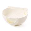 Lazy Snack Bowl Plastic Drainable Multifunction Eat In Bed Snack Storage Box Plate Organizer Fruit Plate Bowl with Phone Holder