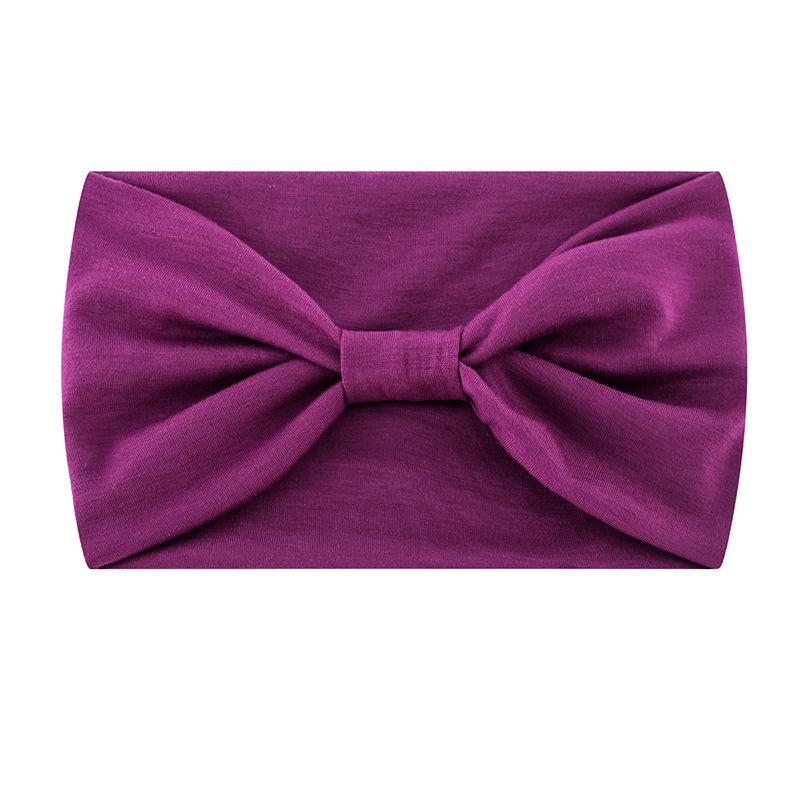 Women's Wide Elastic Sports Headband, Solid Color Yoga Sweatband for Running Workout