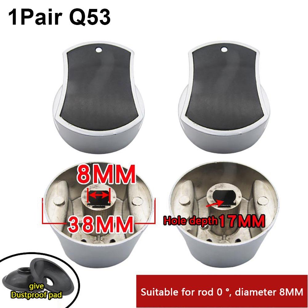1Pair 6/8mm Cooker Oven Control Switch Universal Assembly Button  Gas Cooker Accessories