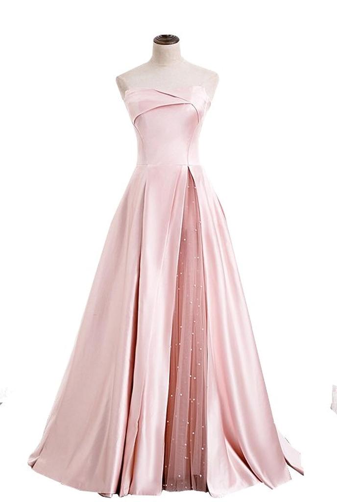 Farbe Gepflegt und Formell [Hosaku Co., Ltd.] Kleid, Ärmellos, Bustier, Schlank, Kompakt, Festlich, Rezital, Aufführung, After-Party, A-Linie, (JP,