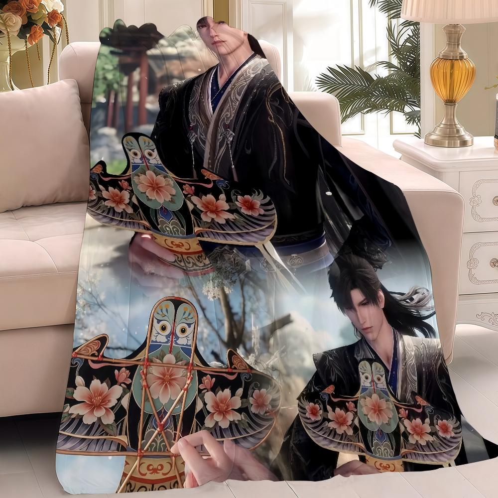 Zayne Love and Deepspace Game Blanket Warm Soft Suitable For Bedroom Sofa Bed Living Room Office Travel Camping Gifts