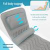 4D Non-Slip Bathtub Mat with Pillow and Suction Cups