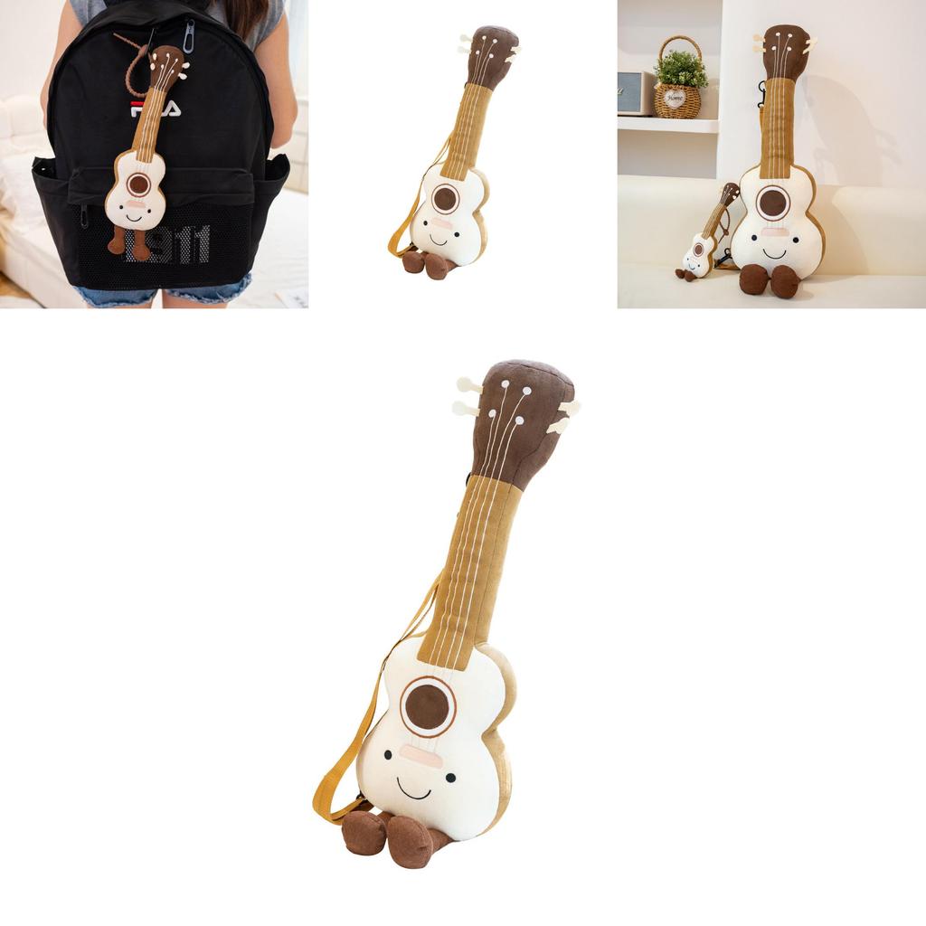 Zwierzątko Gitara Pluszowa Zabawka Breloczek Dla Kolekcjonerów I Dzieci Z Miękkiego Materiału Bawełna PP