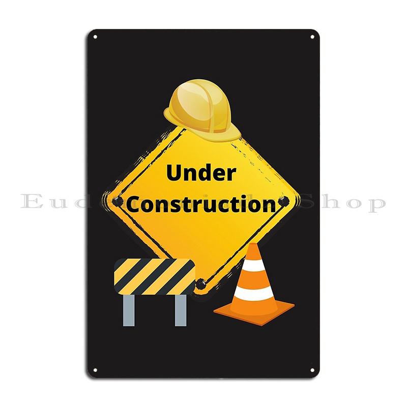 

I M A Work In Progress Metal Sign Club Custom Classic Wall Decor Bar Cave Tin Sign Poster 20x30cm（7.8x11.8inch）