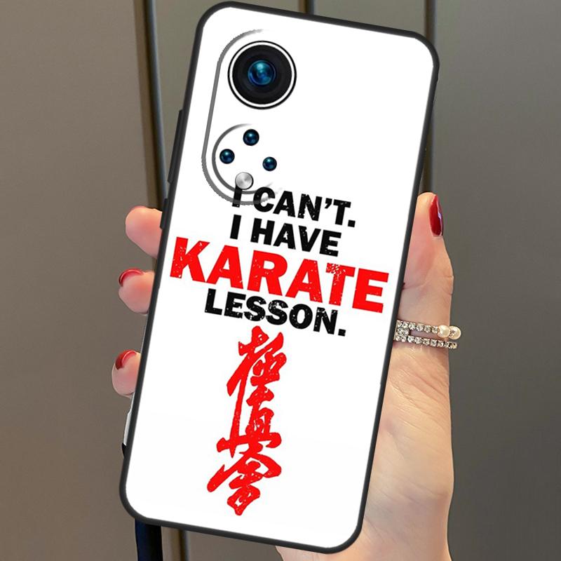 Oyama Kyokushin Karate For Huawei P20 P30 P40 Lite Pro P Smart 2019 Nova 9 5T Telefondeksel For Honor 50 8X 9X 10i