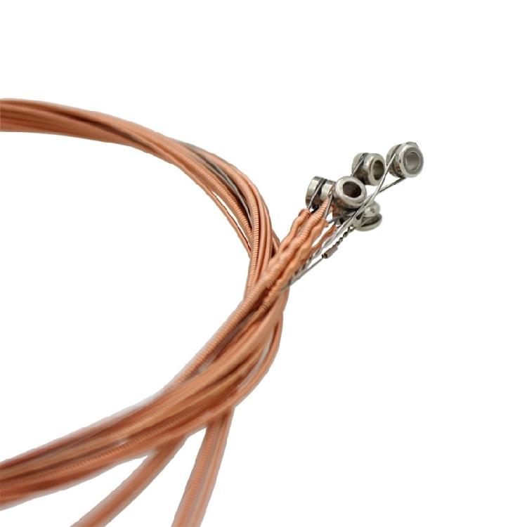 Lot de 6 Parties d'Entraînement pour Guitare Acoustique Professionnelles 6 Cordes Cordes de Guitare Folk