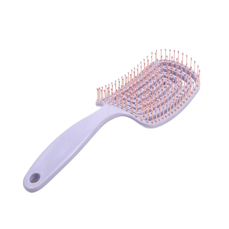 1PC Tangled Hair Brush, Dual-purpose Dry And Wet, Women's Bent Hair Brush, Long, Thick, Thin, And Curly, For Daily Hair Care