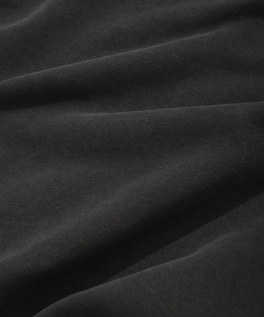 RETRIEVER CLUB Heart Crop Crewneck [Pigment Black]