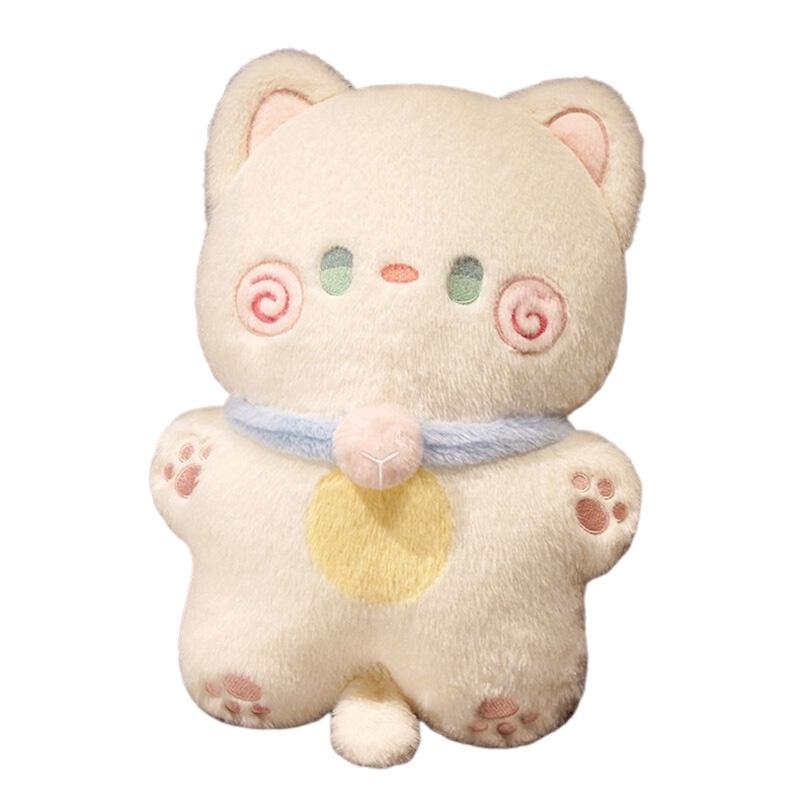 Adorable Standing Plush Cat Toy With Pp Cotton Filling Perfect For Decor And Cuddles