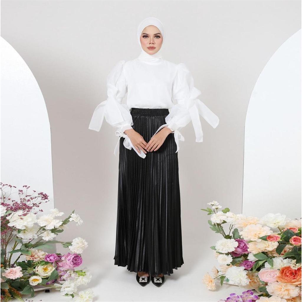 M190# 2023 Women's Pleated Long Skirt - Seven Colors, Southeast Asia & Middle East Style