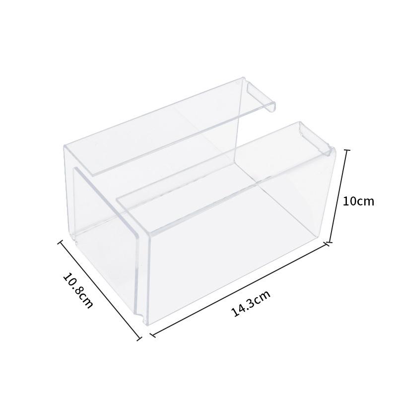 Iridescent Acrylic Tissue Box Holder,Clear Tissue Box Dispenser for Facial Tissue,Napkin,Dryer Sheet for Bathroom,Vanity,Bedroom
