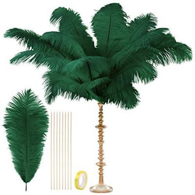 10 ks Přírodní bílé pštrosí pera Velkoobchod 15-40 cm pro svatební středové dekorace, DIY řemesla, Dekorace domácích večírků, Velkoobchod