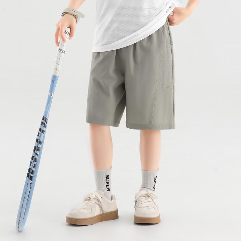 Boys' Breathable Mesh Sports Shorts