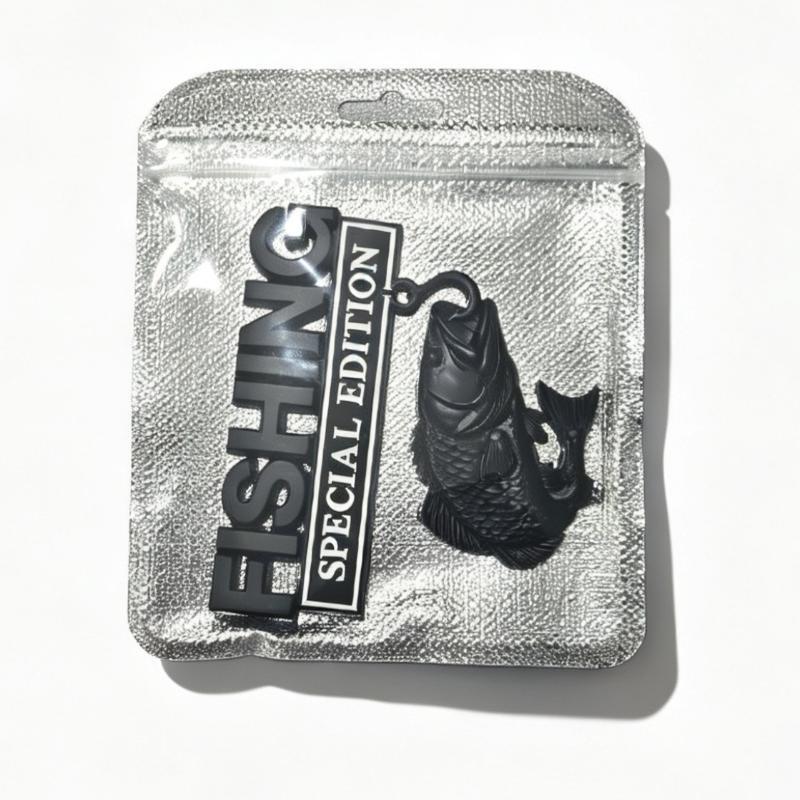 Metal Fishhook Badge Car Decal Special Fishing Edition Self-adhesive Sticker for Truck Van Fishing Lovers