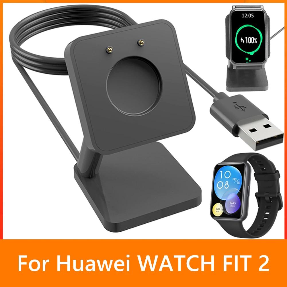 Ladegerät für Huawei Watch Fit 2 Smartwatch USB-Ladekabel Magnetische Ladestation Adapter Fit 2 Kabelloses Ladekabel Ständer