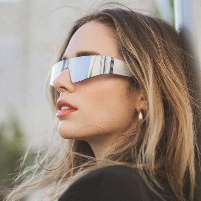 Fashionable Punk Sports Goggles New Cycling Sports Steampunk Sunglasses Women Y2k Punk Designer Sun Glasses UV400 Eyewear
