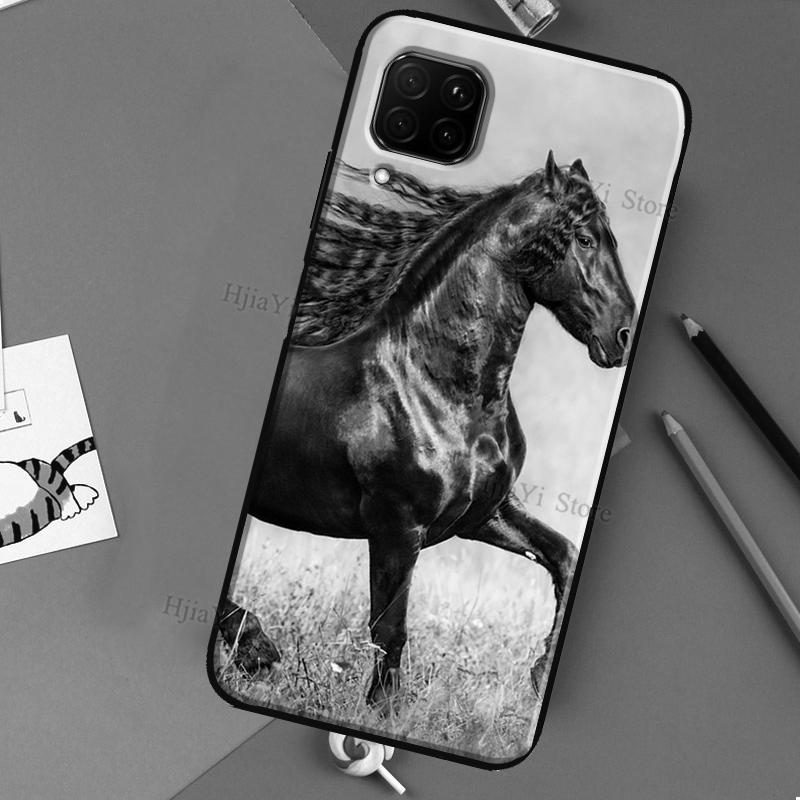Horse Animal Case For Huawei P60 P40 P20 P30 Pro Nova 5T 9 P Smart Honor X8 X9a 50 70 Magic 5 Lite Cover