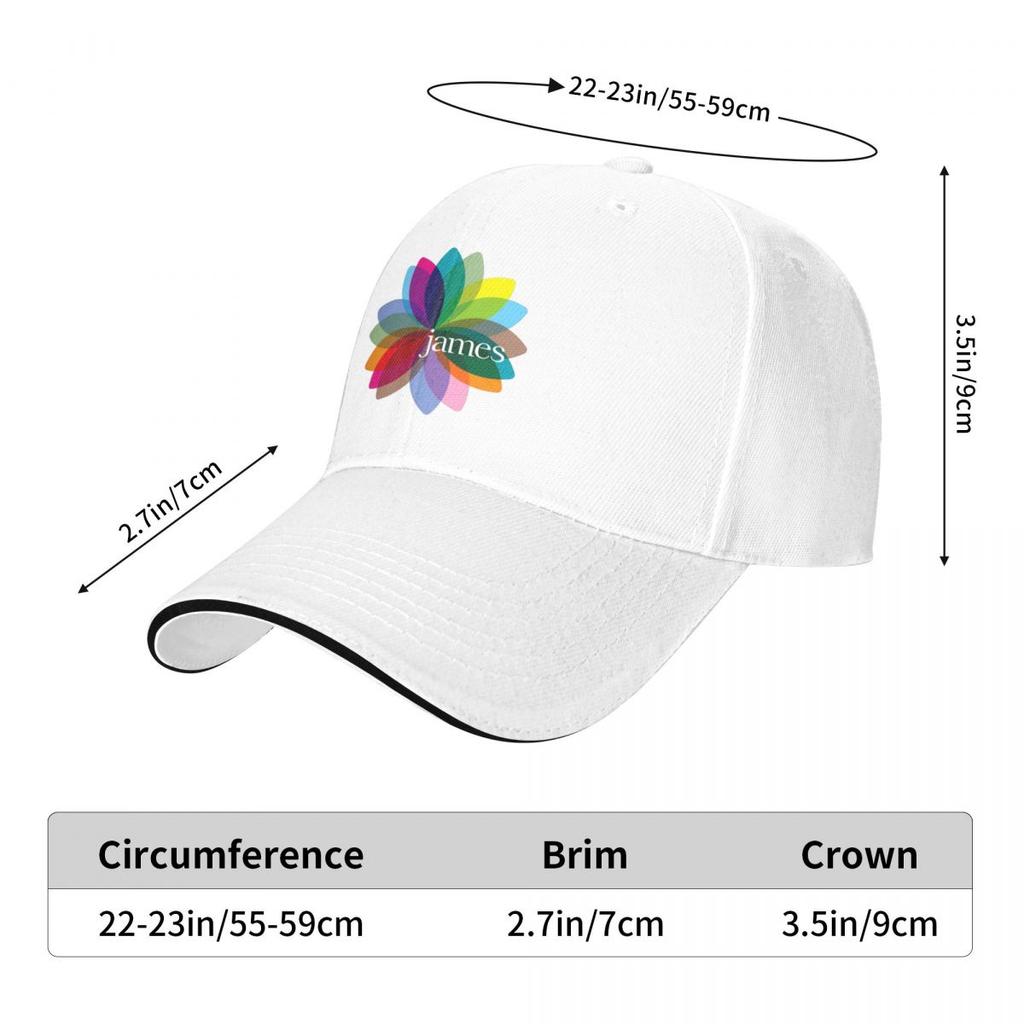 Baseball Caps James Fresh As A Daisy Trending Graphic Unisex Outdoor Spring Hats