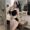 Sexy lingerie sexy cosplay nun uniform cosplay game outfit hollow skirt set