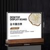 Double Side Clear Bulletin Board A4/A5/A6 Menu Stand Holder Durable Display notice supplies  Hotel